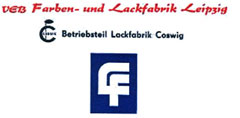 Logo VEB Farben- und Lackfabrik Leipzig