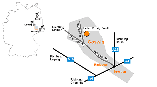 Anreise / Lageplan