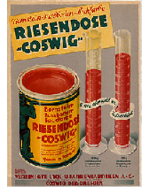 Advertisement Riesendose Coswig